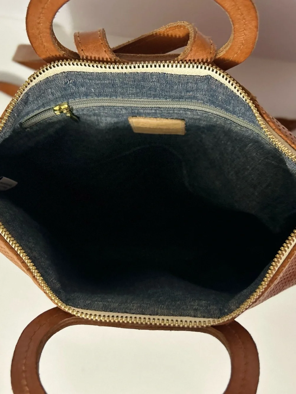 ⭐️Clare V Marcelle backpack in perforated leather⭐️as is